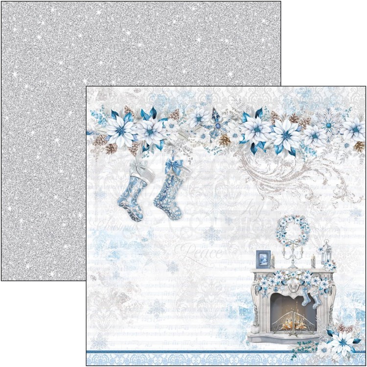 Zestaw papierów do scrapbookingu 30x30 Elegance of Blue 12 szt CBPM079 Ciao Bella