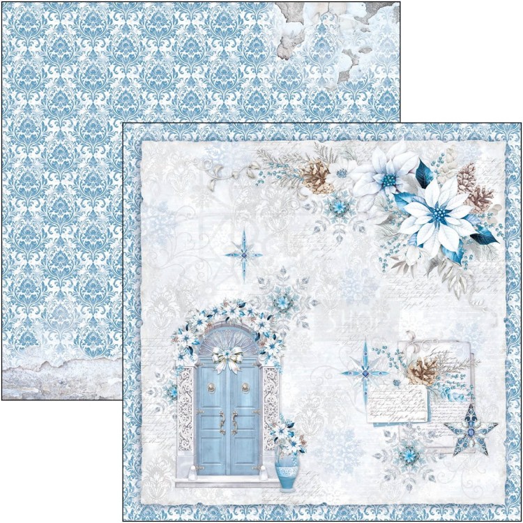 Zestaw papierów do scrapbookingu 30x30 Elegance of Blue 12 szt CBPM079 Ciao Bella
