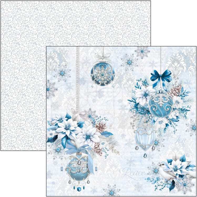 Zestaw papierów do scrapbookingu 30x30 Elegance of Blue 12 szt CBPM079 Ciao Bella