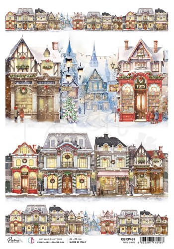 Papier ryżowy do decoupage A4 Toys Shops CBRP488 Ciao Bella