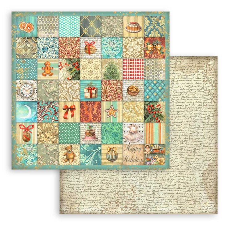 Zestaw papierów do scrapbookingu 20x20 The Nutcracker Backgrounds Tła SBBS113 Stamperia