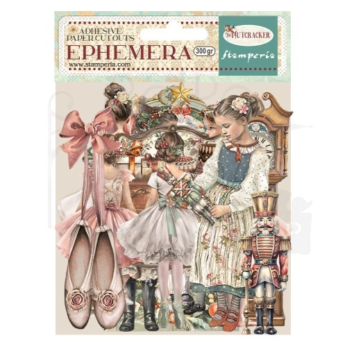 Ozdoby papierowe samoprzylepne Ephemera The Nutcracker DFLCT51 Stamperia