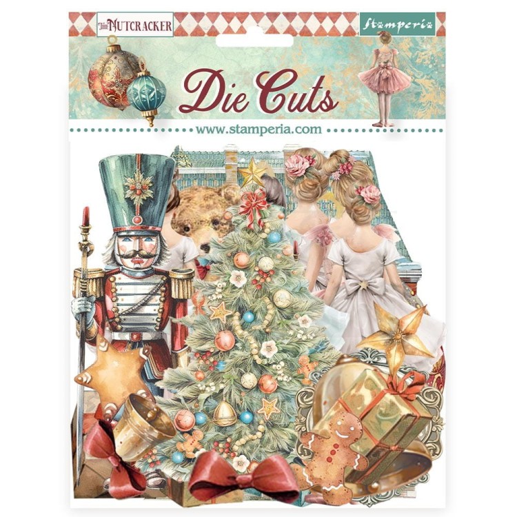 Ozdoby kształty tekturowe Die Cuts The Nutcracker DFLDC103 Stamperia