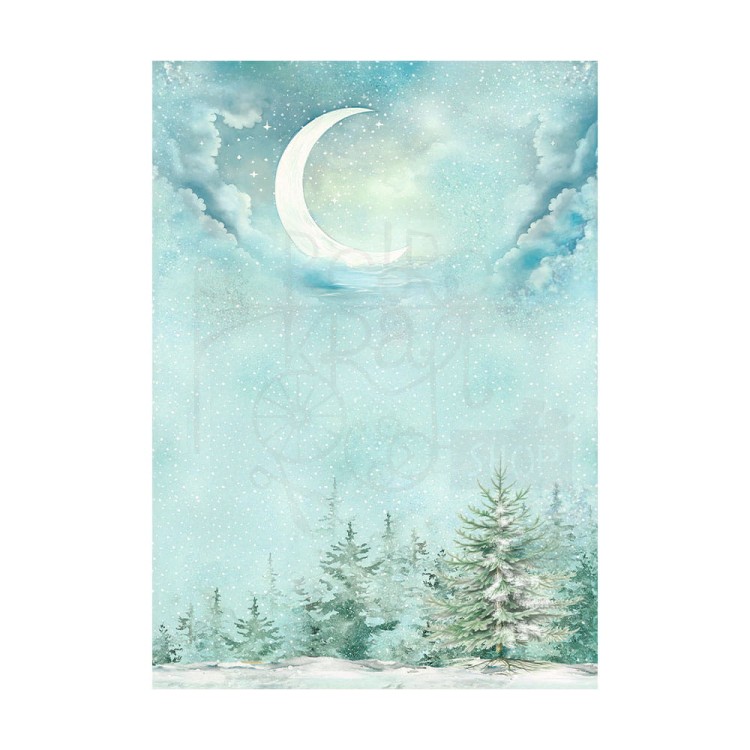 Papier ryżowy A6 The Nutcracker Backgrounds tła - zestaw 8szt DFSAK6027 Stamperia