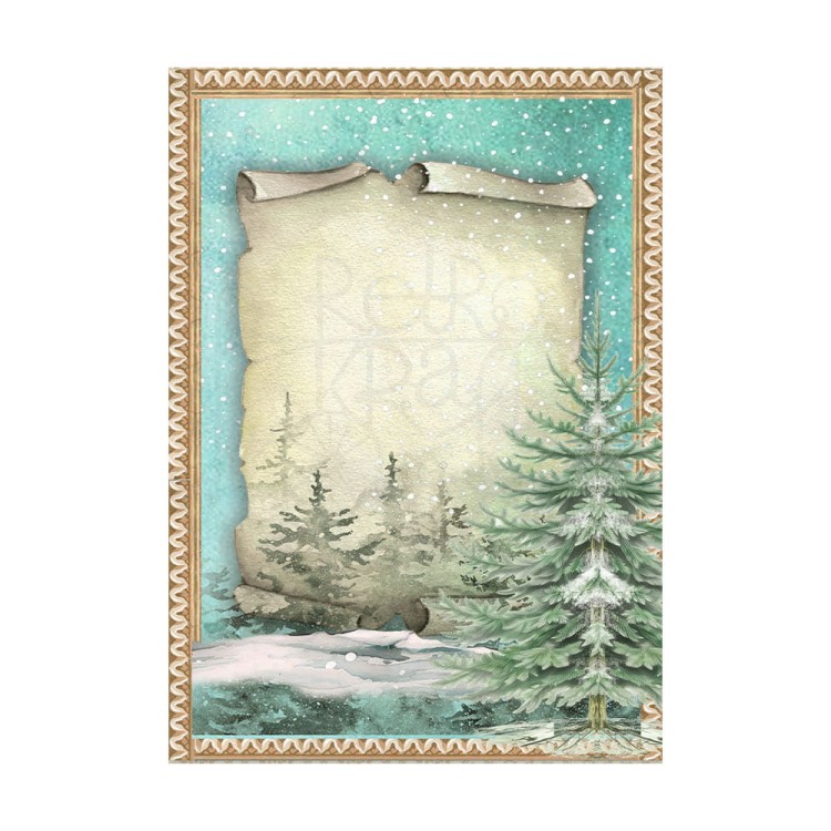Papier ryżowy A6 The Nutcracker Backgrounds tła - zestaw 8szt DFSAK6027 Stamperia