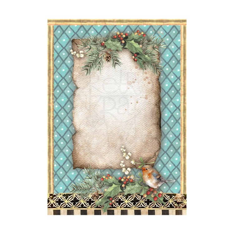 Papier ryżowy A6 The Nutcracker Backgrounds tła - zestaw 8szt DFSAK6027 Stamperia