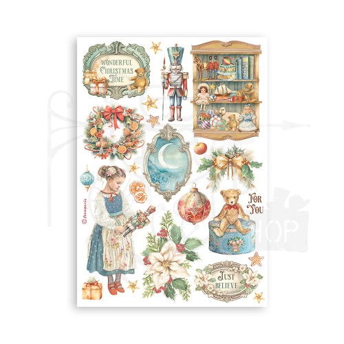 Papier washi A5 The Nutcracker SBW10 Stamperia
