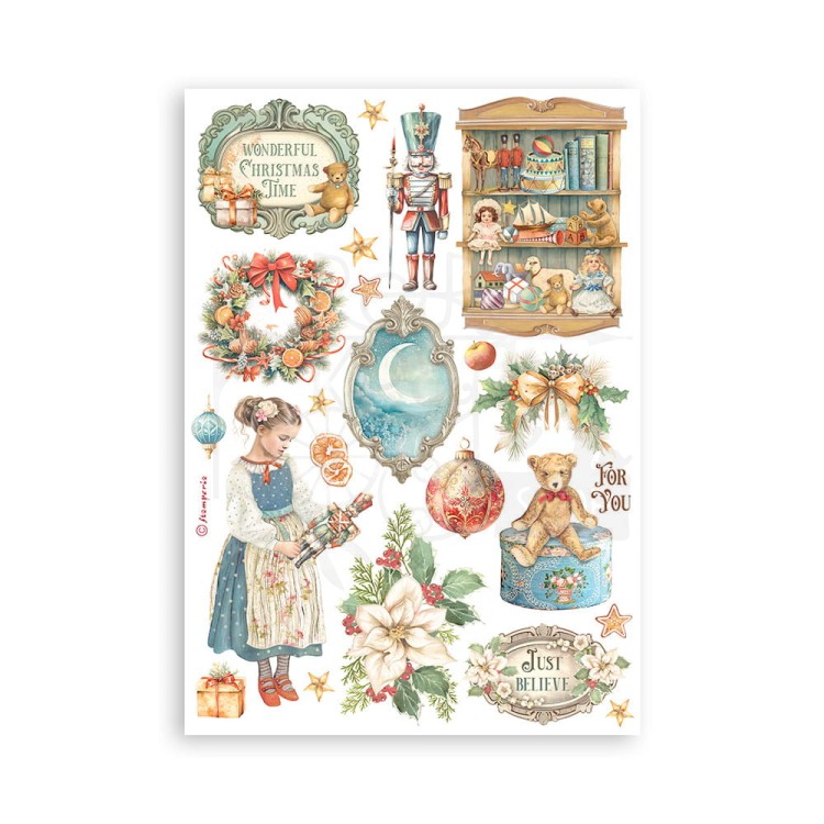 Papier washi A5 The Nutcracker SBW10 Stamperia