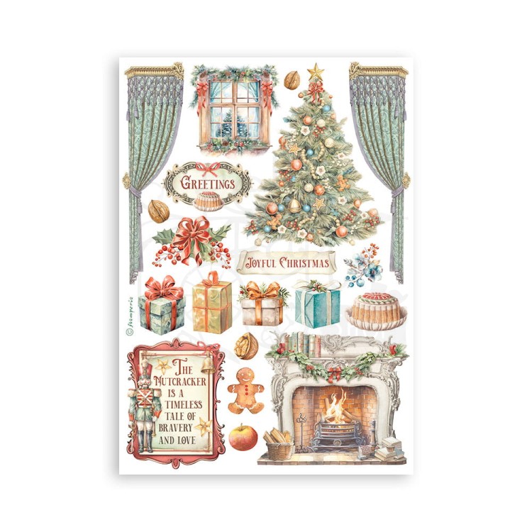 Papier washi A5 The Nutcracker SBW10 Stamperia