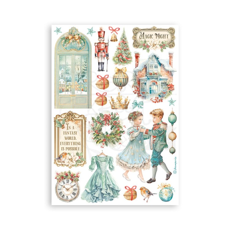 Papier washi A5 The Nutcracker SBW10 Stamperia