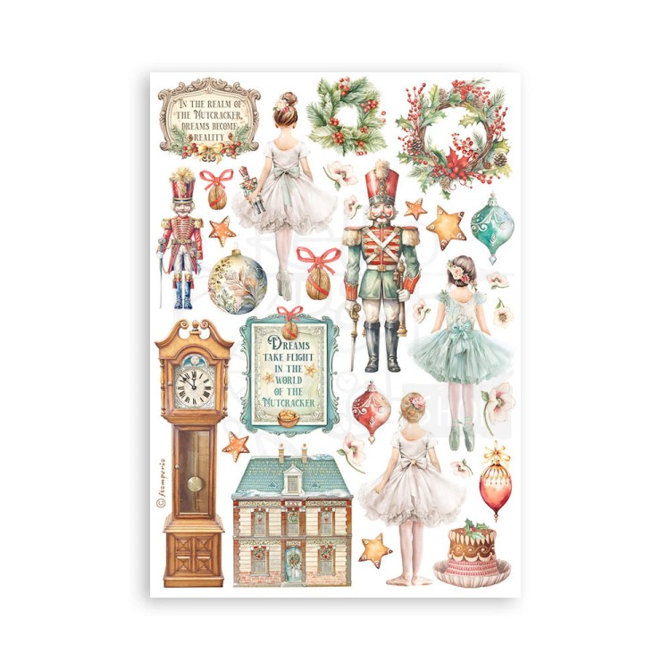 Papier washi A5 The Nutcracker SBW10 Stamperia