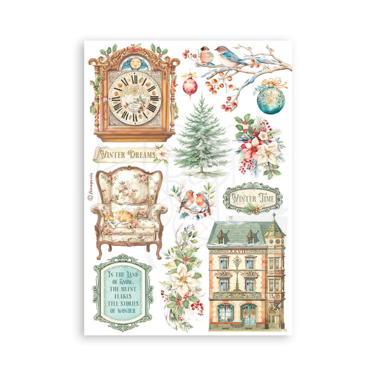 Papier washi A5 The Nutcracker SBW10 Stamperia