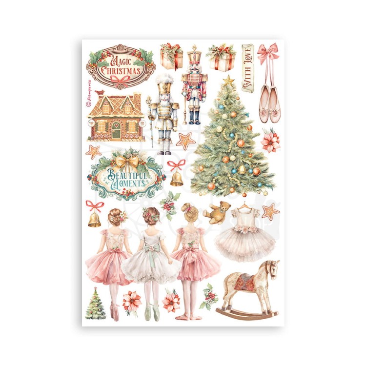 Papier washi A5 The Nutcracker SBW10 Stamperia