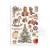 Papier washi A5 Gear Up For Christmas SBW09 Stamperia