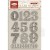 Stempel akrylowy 14x18cm Gear Up For Christmas Cyfry WTK200 Stamperia