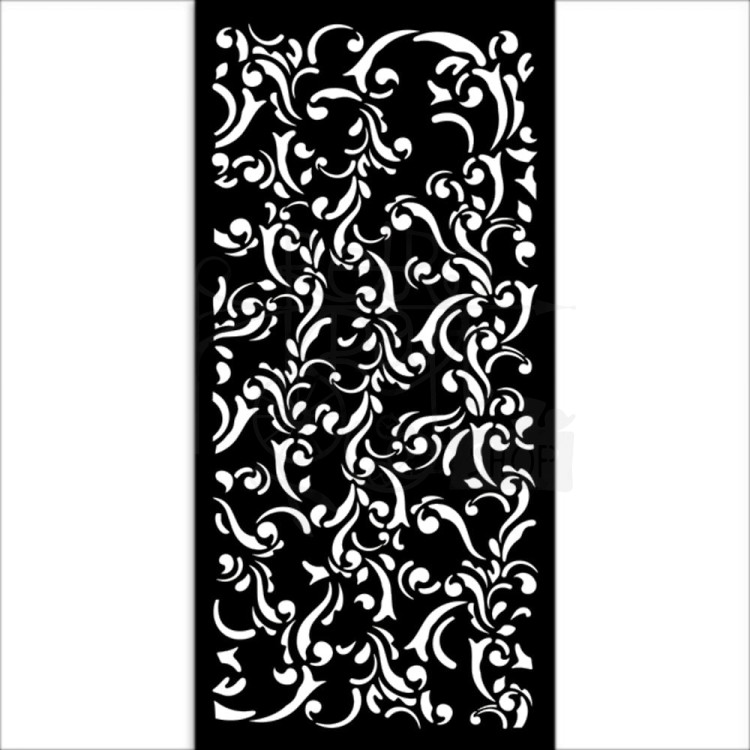Szablon maska 12x25cm Gear Up For Christmas Tekstura ornamenty KSTDL99 Stamperia