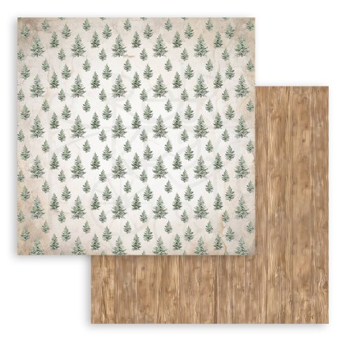 Zestaw papierów do scrapbookingu 20x20 Gear Up For Christmas Backgrounds Tła SBBS111 Stamperia