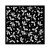 Szablon maska 18x18 Classic Christmas Ostrokrzew KSTDQ114 Stamperia