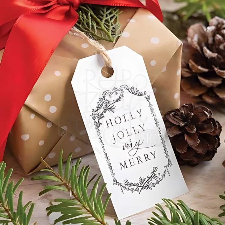Stempel akrylowy 21.6x28 Merry And Bright Tags 670344 Prima