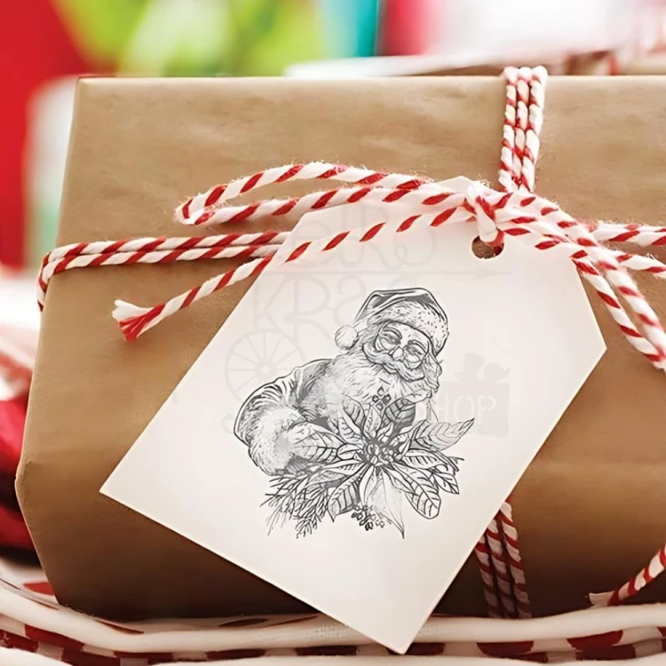 Stempel akrylowy 21.6x28 Santa's Helper Tags 670337 Prima