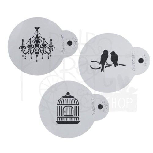 Szablon maska Ornamenty nr 15 - 3 elementy 358166 Pentart