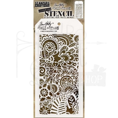 Szablon maska Doodle Art 2 ornament Tim Holtz