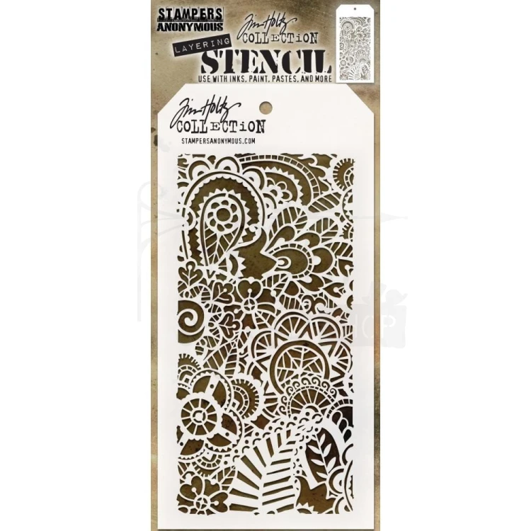Szablon maska Doodle Art 2 ornament Tim Holtz