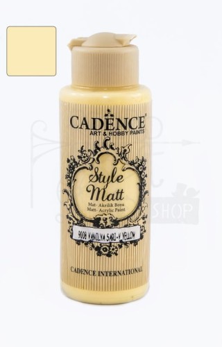 Farba akrylowa matowa Style Matt waniliowy 120ml S9008 Cadence