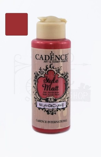 Farba akrylowa matowa Style Matt ognista lawa 120ml S9043 Cadence