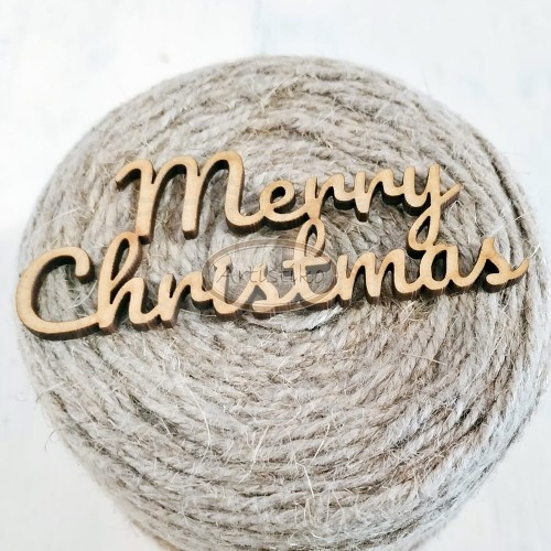 Napis HDF Merry Christmas 2 Artistiko