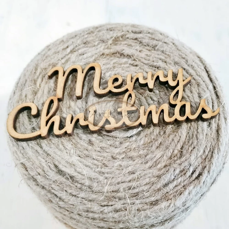 Napis HDF Merry Christmas 2 Artistiko