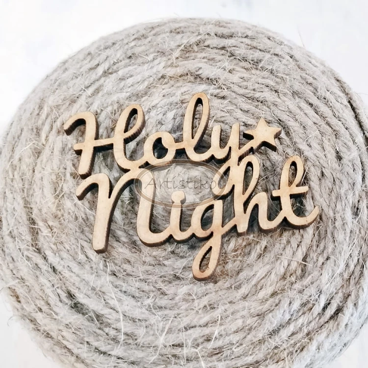 Napis HDF Holy Night Artistiko