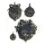 Foremka silikonowa 20x13 Christmas balls LBMF107 LaBlanche