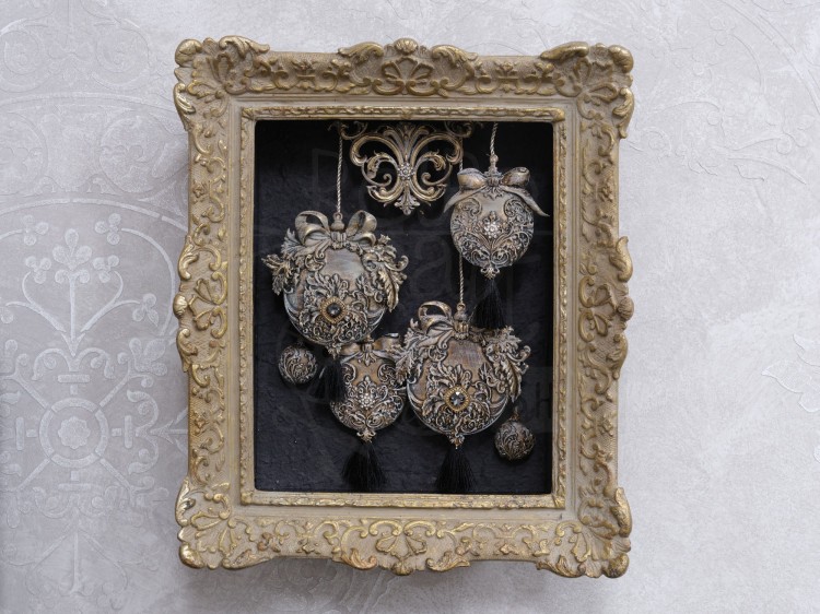 Foremka silikonowa 20x13 Christmas balls LBMF107 LaBlanche