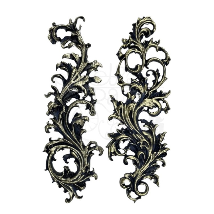 Foremka silikonowa 20x13 Curved ornament LBMF105 LaBlanche