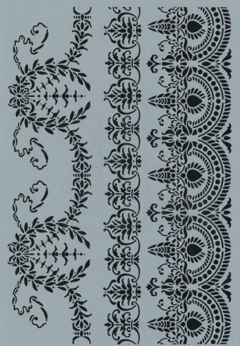 Szablon maska A4 Ornamenty 10 LBS065 LaBlanche