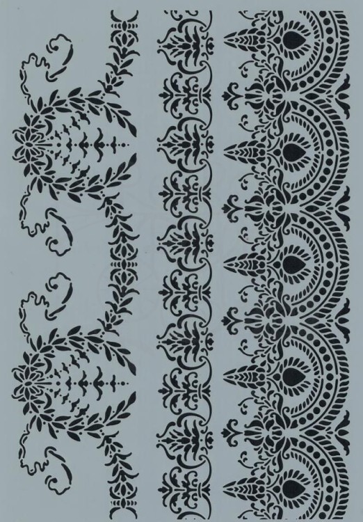Szablon maska A4 Ornamenty 10 LBS065 LaBlanche