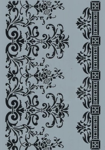 Szablon maska A4 Ornamenty 9 LBS064 LaBlanche
