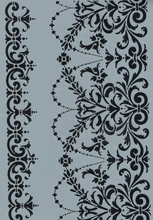 Szablon maska A4 Ornamenty 8 LBS063 LaBlanche