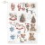 Papier ryżowy do decoupage A4 Boże Narodzenie Święty Mikołaj R2455 ITD Collection