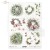 Papier ryżowy do decoupage A4 Zimowe wianki R2433 ITD Collection
