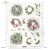 Papier ryżowy do decoupage A4 Zimowe wianki R2433 ITD Collection