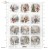 Papier ryżowy do decoupage A4 Zimowe widoczki Święty Mikołaj dzieci bałwany R2425 ITD Collection