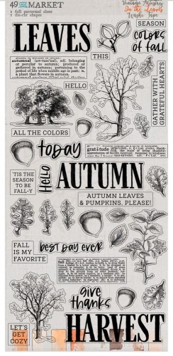 Washi Tape Vintage Artistry In The Leaves 2 arkusze VAL-35175 49 And Market