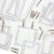 Ozdoby tekturowe ramki Vintage Artistry Essentials Whitewash Frames &amp; Bits Set 25szt VAE-34949 49 And Market