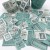 Ozdoby papierowe na rolce Ticket Essentials Color Swatch Eucalyptus 3 rolki CSE-39890 49 And Market