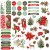 Ozdoby tekturowe Die-cuts Evergreen Season Chipboard Set 60szt ES-28546 49 And Market