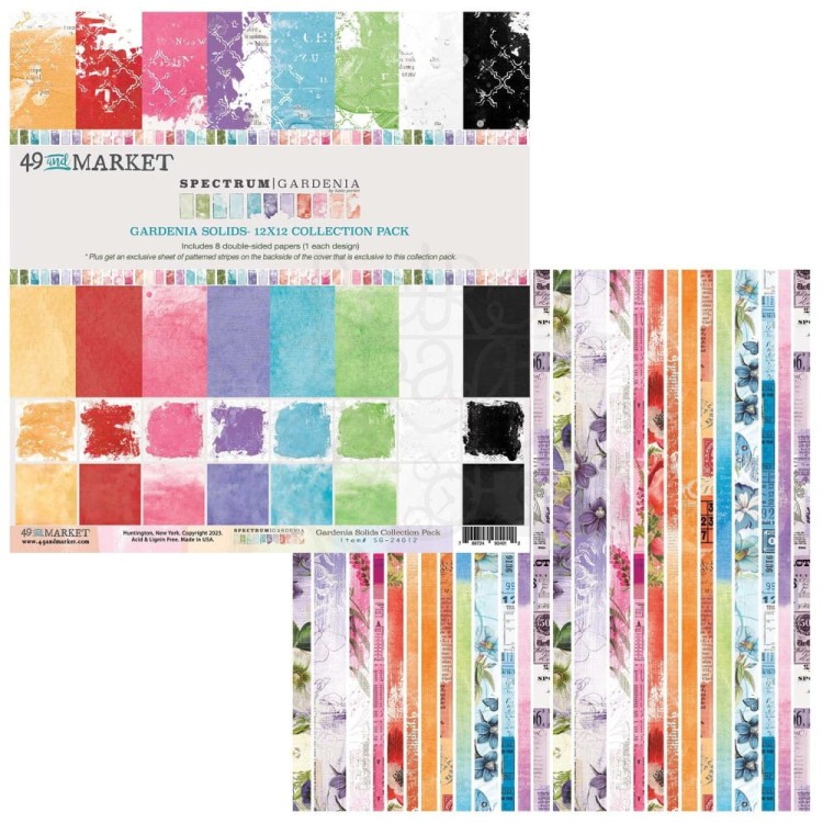 Zestaw papierów 30x30 Spectrum Gardenia Solids SG-24012 49 And Market