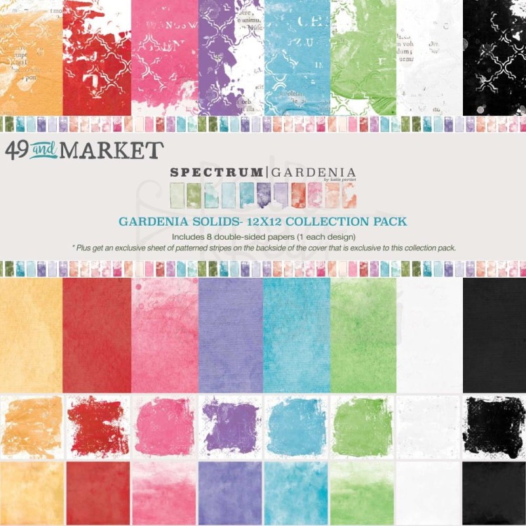 Zestaw papierów 30x30 Spectrum Gardenia Solids SG-24012 49 And Market