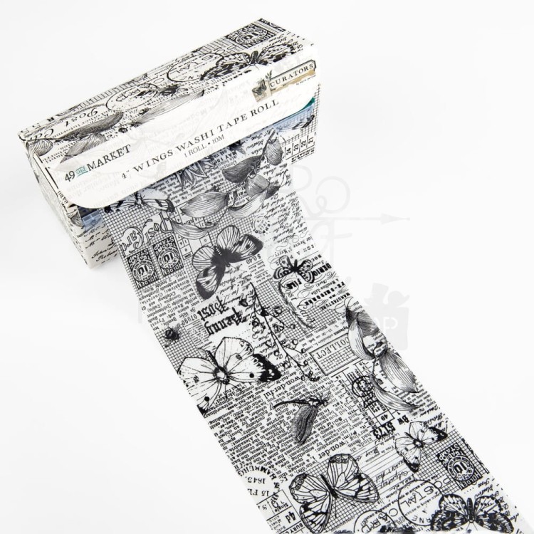 Taśma washi tape Curators Wings 10cm C-35601 49 And Market